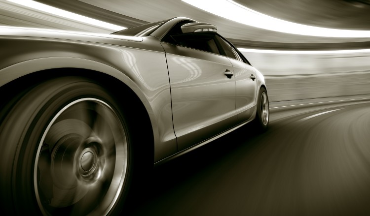 car in tunnel